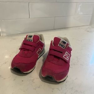 New Balance, pink, toddler shoes, size 7